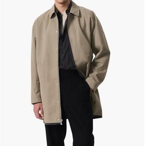 rag & bone Men's Beige Trench Coat